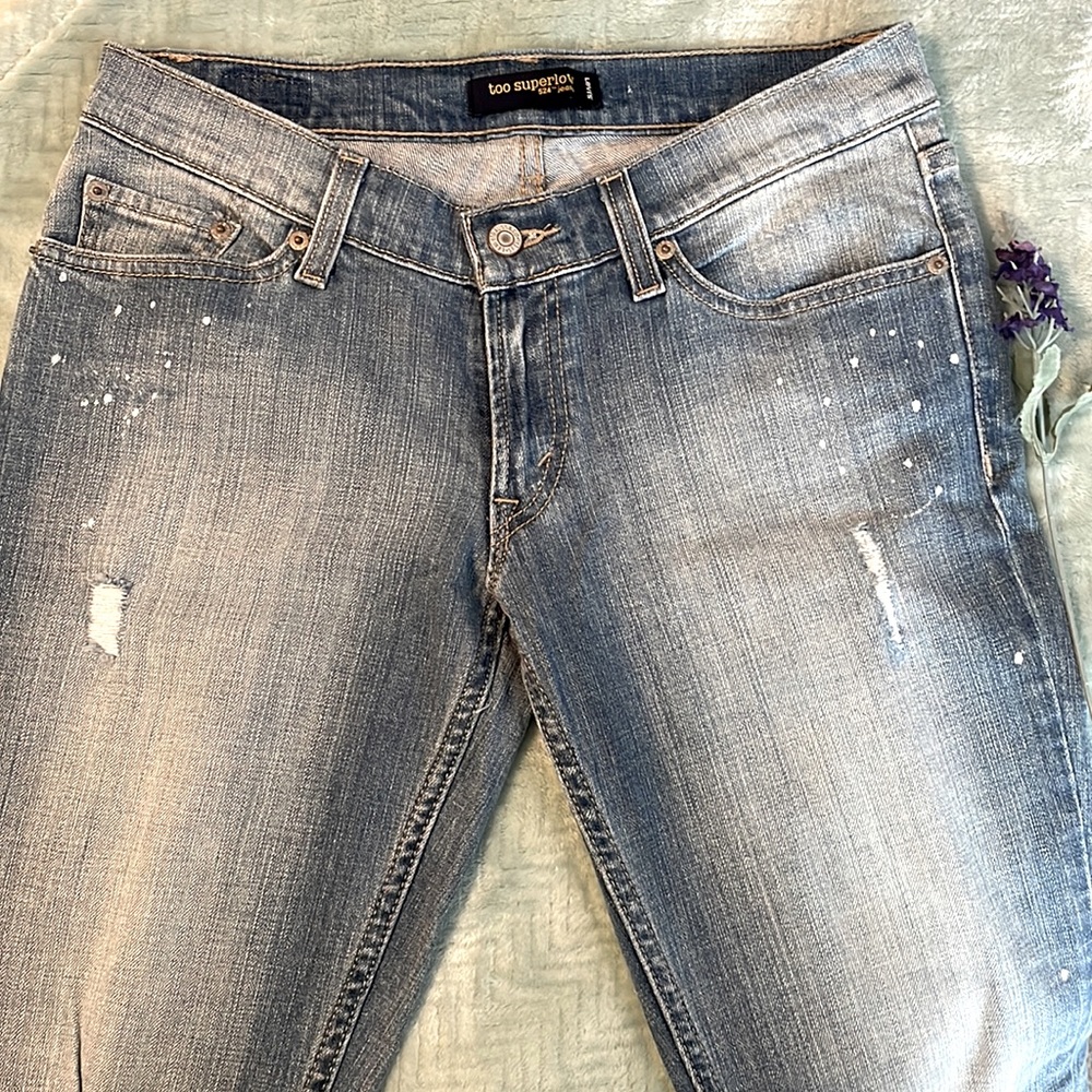 Levi Strauss Bootcut Junior ripped jeans